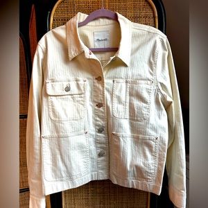 Madewell Off-White Chore Coat